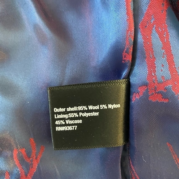 Baker by Ted Baker, Boys Tweed Blazer, Gray Tweed, Size 6-12M - Picture 9 of 12